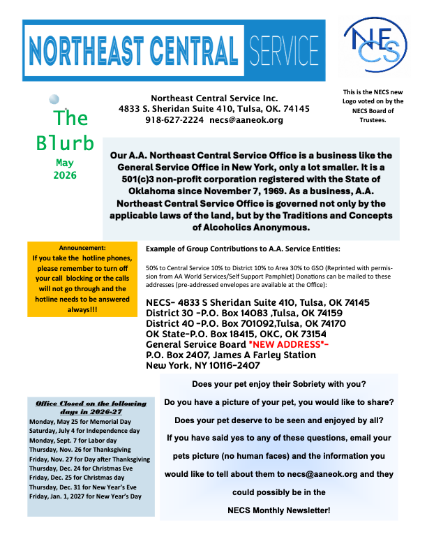 05 May 2026 Blurb
